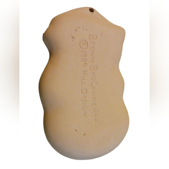 Vintage Retired Brown Bear Cookie Mold Art 1989 Hill Design Clay Mold. - Picture 2 of 2